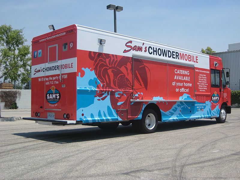 Sam's Chowder House Food Truck Exterior 