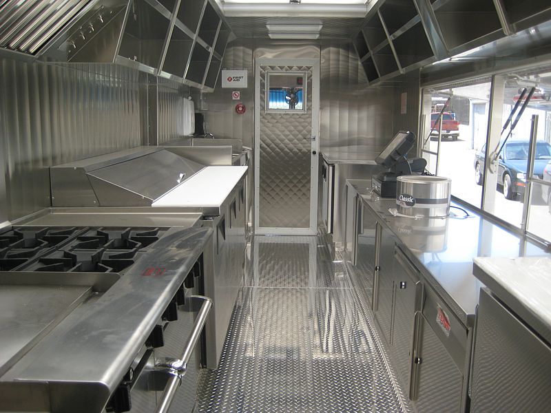 Sam's Chowder House Food Truck Interior 
